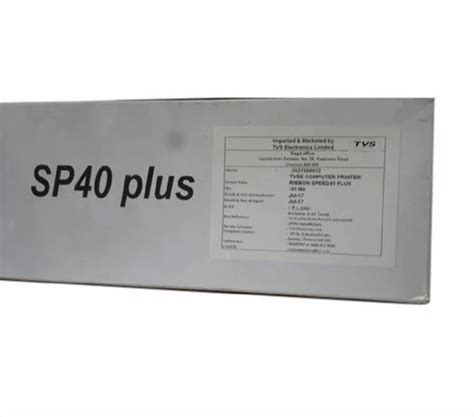 Ribbon Cartridge - TVS SP40 Plus Compuprint Black Passbook Ribbon ...