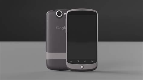 HTC Google Nexus One Smartphone 3D Model - TurboSquid 2057129
