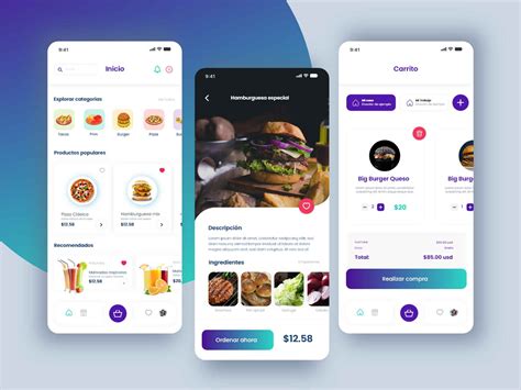 Free Food Delivery App Template (XD)