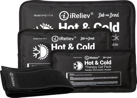 Amazon.com: Hot & Cold Therapy Gel Pack KIT: includes Small, Medium & Large Combo Pack with 2 ...