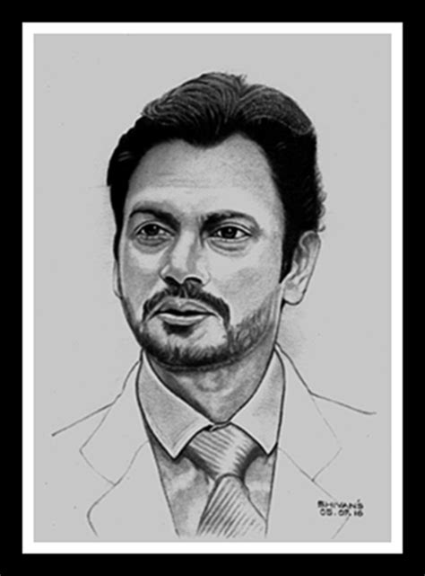 Buy Painting Bollywood Actor Nazazuddin Siddiqui Artwork No 12421 by ...