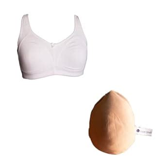 Buy Sugar Shell Cotton Cloud Full-Coverage mouded Mastectomy Bra ...