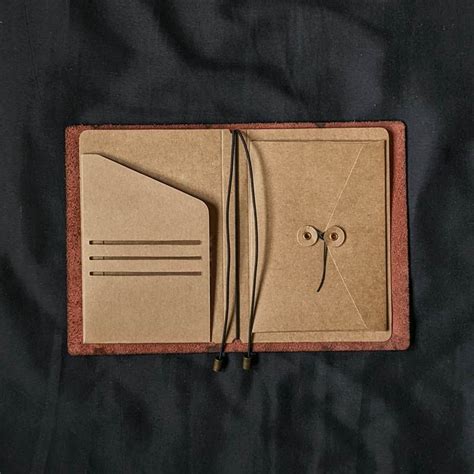 Kraft Pocket Folder - A6 – The Black Canvas