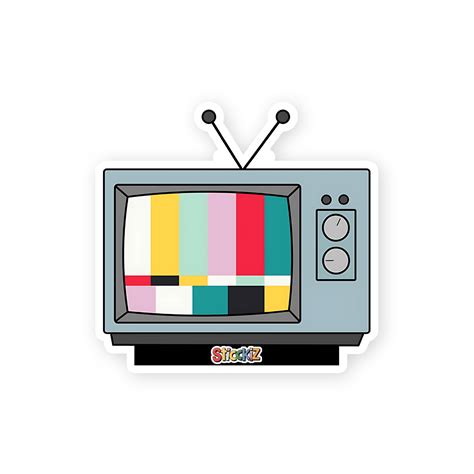 Retrp version TV Sticker – sticckiz.com