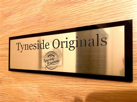 Personalized Office Door Sign: Engraved Wall Name Plate, Custom Colors ...