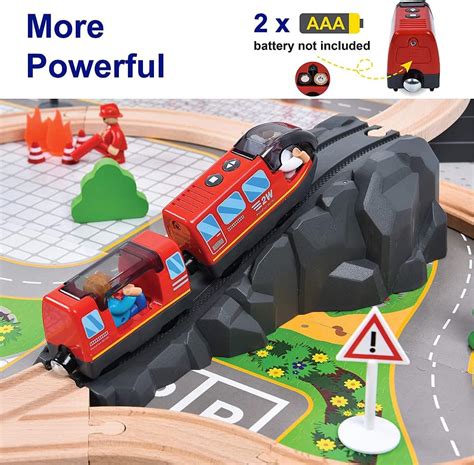 HYPERLIVING Battery Operated Trains Set for Wooden Train Track India | Ubuy