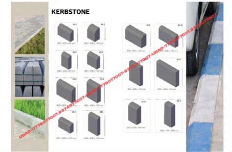 Rcc Kerb Stone - Karb Stones, Thickness: 75 mm Manufacturer from Surat