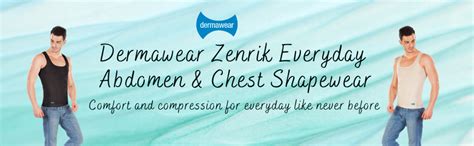 dermawear Men Zenrik Everyday Mild Compression Shapewear Vest For Chest ...