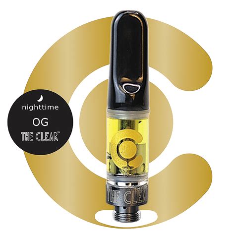 The Clear: The Clear 2:1 THC/CBD Classic 500mg Cartridge - OG | Leafly