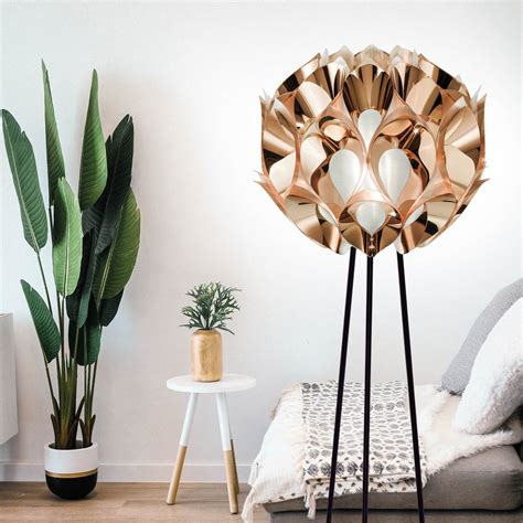 Slamp Flora - Designer floor lamp, copper | Lights.co.uk