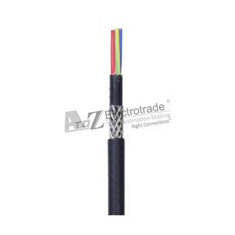 Shielded Cable - 0.5 SQ MM X 10 Core Shielded Flexible FRLS Cable ...