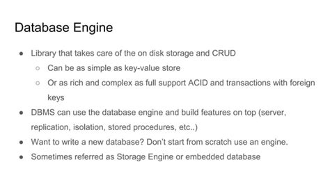 Image result for Key Component of Database Engine