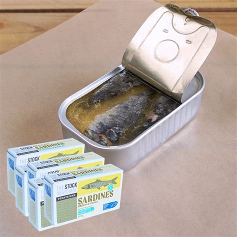 MSC Certified BPA-Free Wild-Caught Canned Sardines in Water (120g x 5)