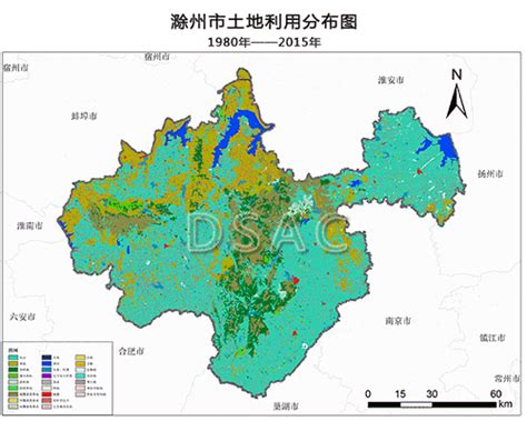 滁州市土地利用数据-土地资源类数据-地理国情监测云平台