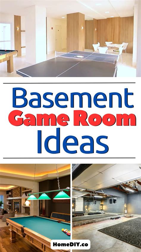 Home Basement Game Room Ideas