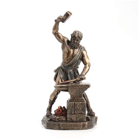 Veronese Design Hephaestus Greek God Of Fire And Forge Bronze ...