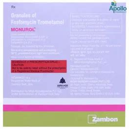 Monurol Sachet 3 gm | Uses, Side Effects, Price | Apollo Pharmacy