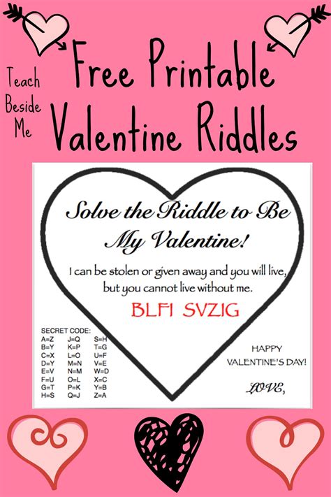 Printable Valentines Day Riddles - Printable Templates