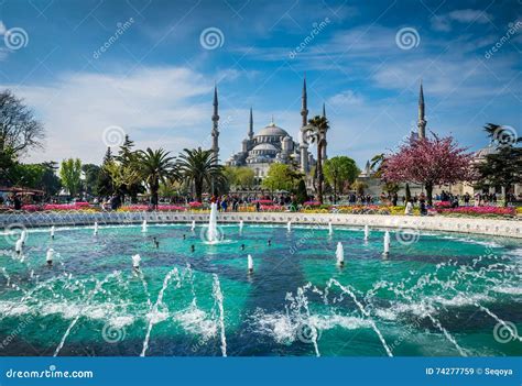 Istanbul the Capital of Turkey Stock Image - Image of islam, flag: 74277759