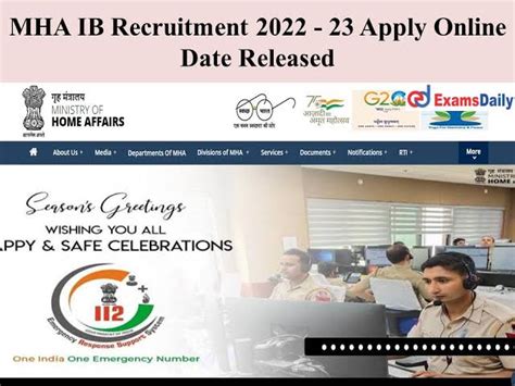 IB Recruitment 2023 Notification Out for 1675 SA/Exe & MTS Posts @mha ...