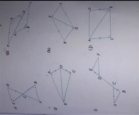 study the figure. must the triangles be congruent? write if applicable ...
