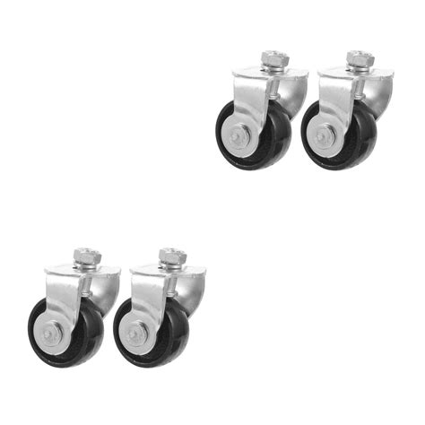 Worgeous 4 pcs Floor Jack Casters For 2 Ton Floor Jack Cast Iron Caster ...