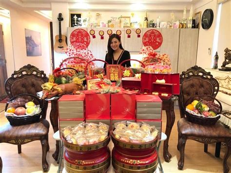 出嫁礼物怎么摆放最新素材