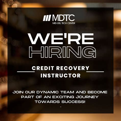 Mid-Del Technology Center on LinkedIn: Come join our team! For more ...