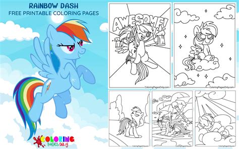 My Little Pony Rainbow Dash Coloring Pages