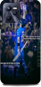 ORBIQE Back Cover for Realme C35 VIRAT, KOHLI, INDIA, CRICKET, PLAYER ...