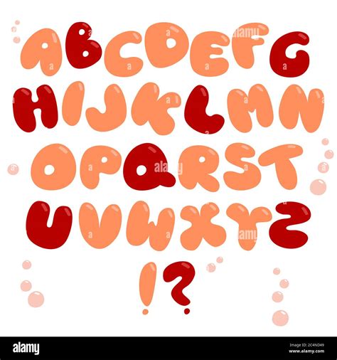 Cute Bubble Letters Alphabet Patterns