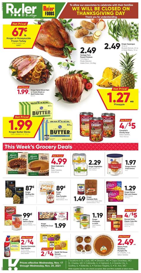 Ruler Foods Best Offers & Special Buys from November 17