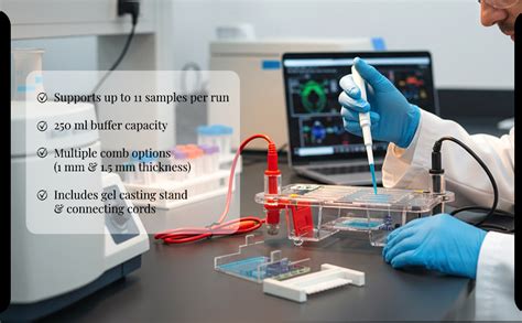 BIOBOKS -Junior Plus Horizontal Gel Electrophoresis Unit for DNA ...