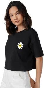 WITTY Self Design Women Round Neck Black T-Shirt - Buy WITTY Self ...