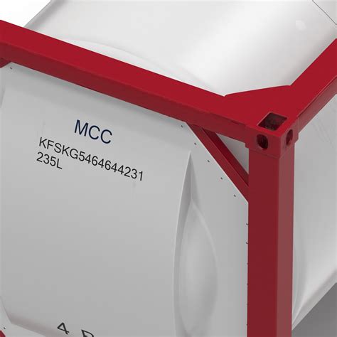 3D ISO Tank Container Generic | 3D Molier International