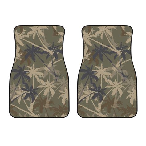 Palm Tree camouflage Car Floor Mats - JorJune