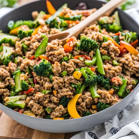 Healthy Ground Turkey Stir Fry Recipe | Cheff Recipes