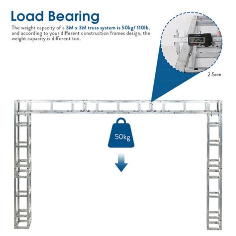 Unho 3-9PCS Lighting Truss Wedding Stage DJ Truss Stand India | Ubuy