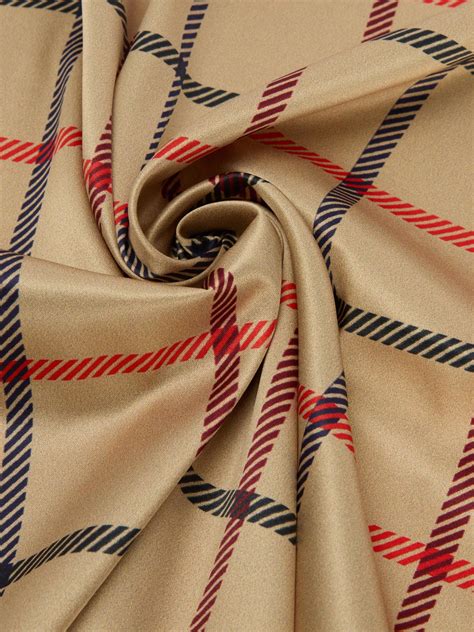 Barbour Mackworth Tartan Scarf, Beige Tattersall
