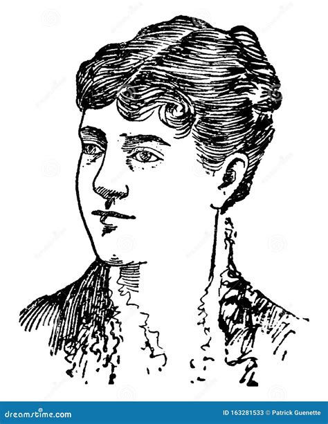 Adelina Patti Vintage Illustrazione Fotografia Stock Editoriale - Illustrazione di italiano ...