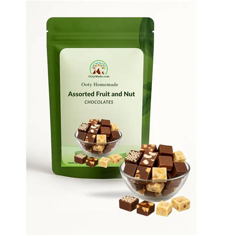 OotyMade.com Assorted Fruit and Nut Chocolate Bar - 500 Grams | Premium ...