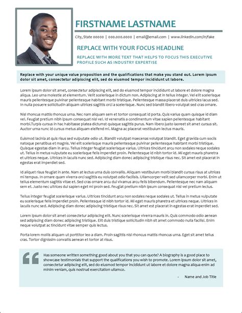 Premium MS Word Template for a Stylish Resume Format