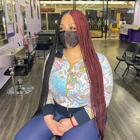 20 Burgundy Braids Hairstyles - Braid Hairstyles