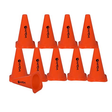 Buy SAS Sports Football Agility 9 Inches Space Training Marker Cones ...
