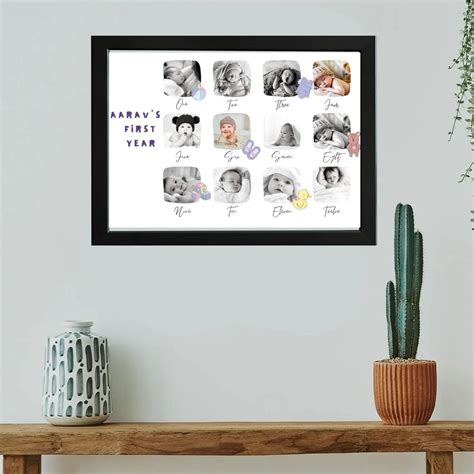 First Year Baby Photo Frame | Decorior