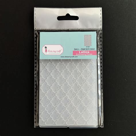 Lattice Pattern - Embossing Folder (Mini) – CRAFTERS CORNER