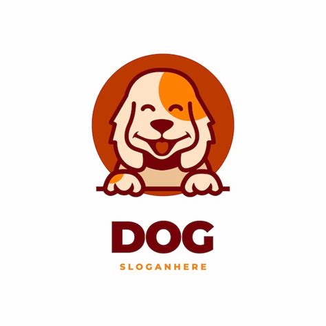 Dog logo design | Premium Vector
