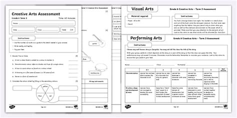 Grade 6 Creative Arts – Term 3 - Assessment (CAPS Aligned)