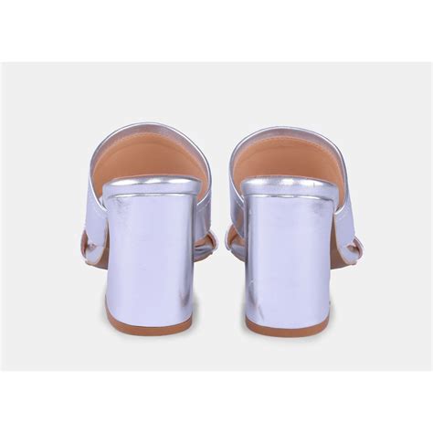 Buy Heel Your Sole Ninna Silver Heels Online