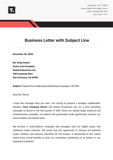 Business Letter Format Example 的图像结果